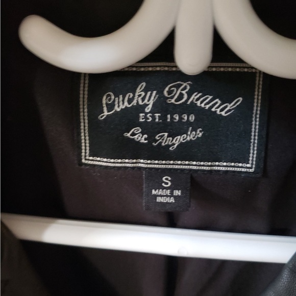 Lucky brand leather jacket - Picture 3 of 3